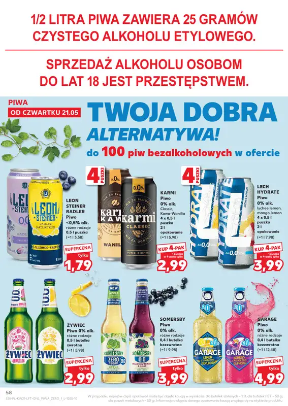 Kaufland - gazetka promocyjna Gazetka Tygodnia od czwartku 21.05 do środy 27.05 - strona 58