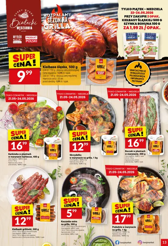 Twój Market - gazetka promocyjna Gazetka od środy 20.05 do wtorku 26.05 - strona 13