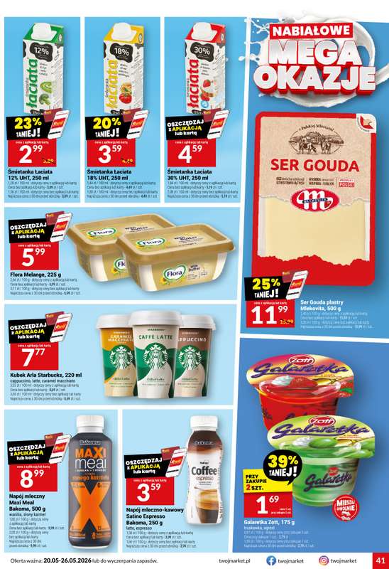 Twój Market - gazetka promocyjna Gazetka od środy 20.05 do wtorku 26.05 - strona 41