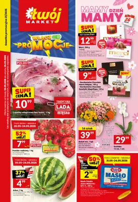 Twój Market - gazetka promocyjna Gazetka od środy 20.05 do wtorku 26.05