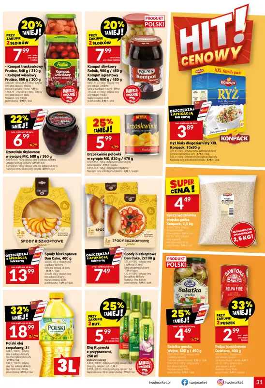 Twój Market - gazetka promocyjna Gazetka od środy 20.05 do wtorku 26.05 - strona 31