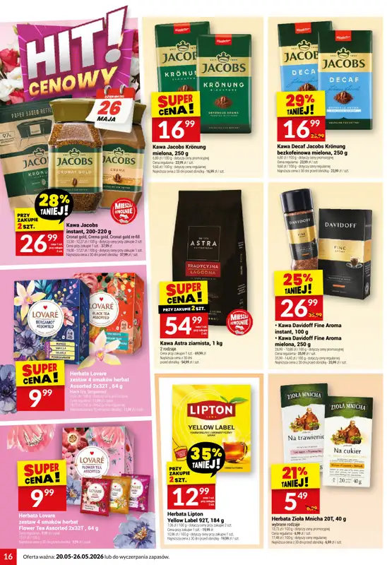 Twój Market - gazetka promocyjna Gazetka od środy 20.05 do wtorku 26.05 - strona 16