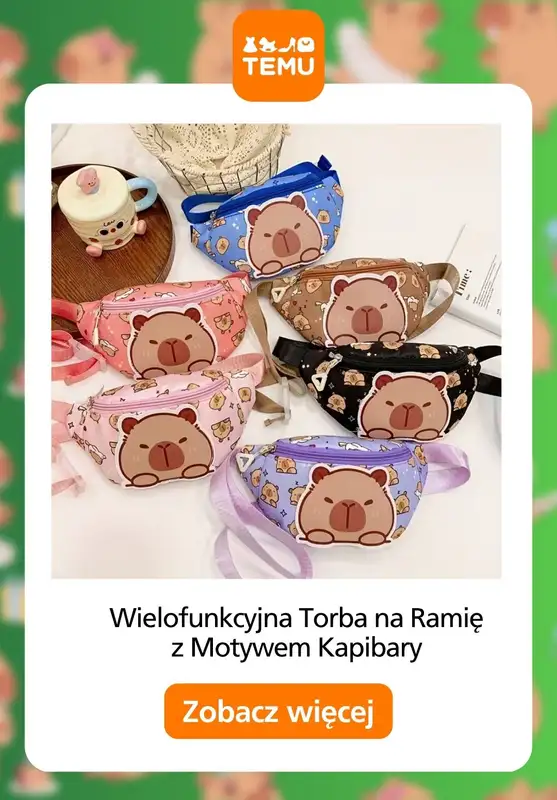 Temu - gazetka promocyjna Gadżety w kapibary od wtorku 19.05 do czwartku 28.05 - strona 8