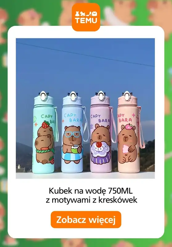 Temu - gazetka promocyjna Gadżety w kapibary   - strona 3