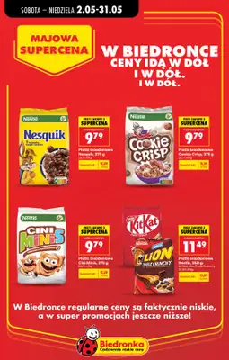 Biedronka - gazetka promocyjna Majowa supercena od soboty 02.05 do niedzieli 31.05 - strona 16