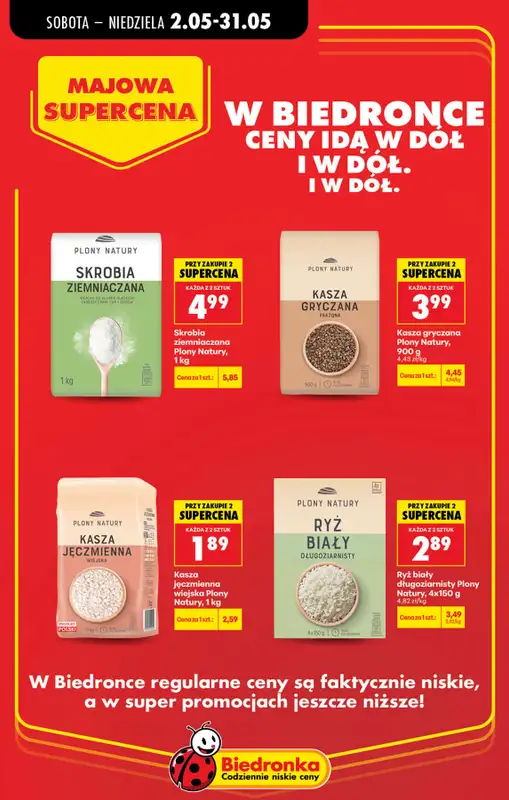 Biedronka - gazetka promocyjna Majowa supercena od soboty 02.05 do niedzieli 31.05 - strona 7