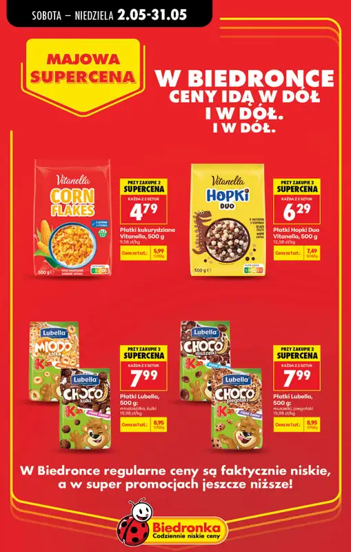 Biedronka - gazetka promocyjna Majowa supercena od soboty 02.05 do niedzieli 31.05 - strona 18