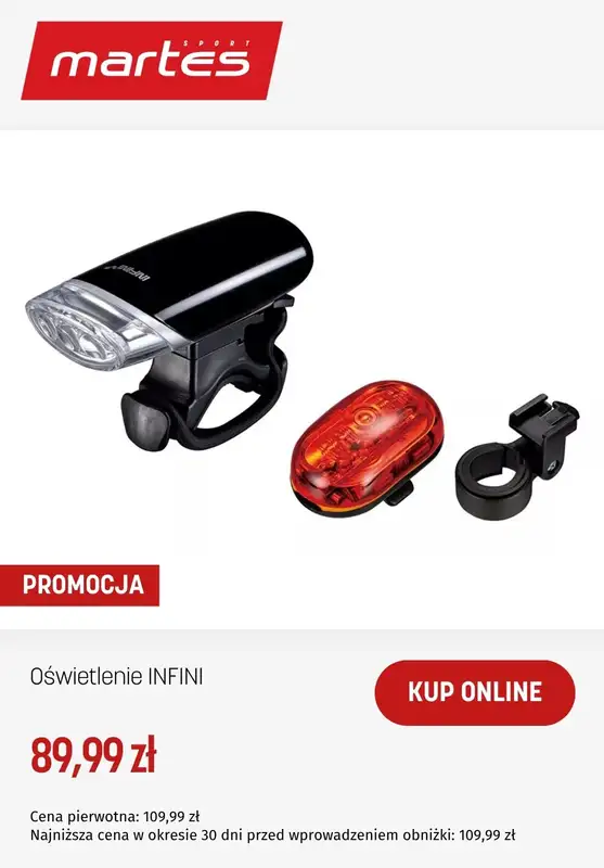 Martes Sport - gazetka promocyjna Akcesoria rowerowe! od wtorku 19.05 do poniedziałku 25.05 - strona 6