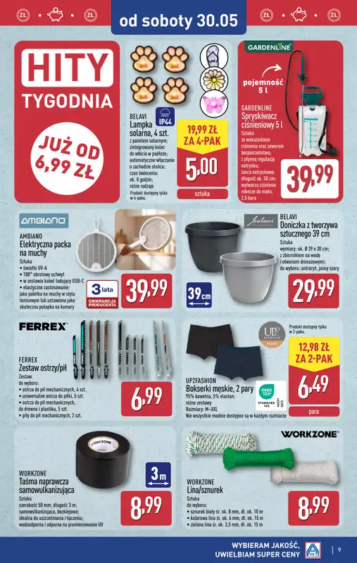Aldi - gazetka promocyjna Aldi ma to coś! od środy 27.05 do soboty 30.05 - strona 9