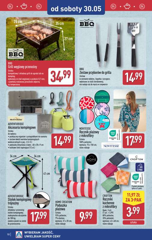 Aldi - gazetka promocyjna Aldi ma to coś! od środy 27.05 do soboty 30.05 - strona 10