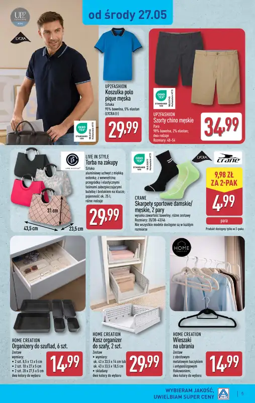 Aldi - gazetka promocyjna Aldi ma to coś! od środy 27.05 do soboty 30.05 - strona 5