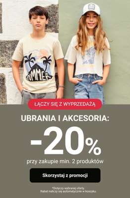 Smyk - gazetka promocyjna -20% przy zakupie min. 2 produktów od wtorku 19.05 do czwartku 21.05