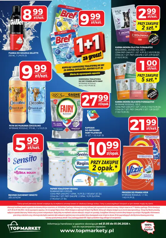 Top Market - gazetka promocyjna Gazetka od czwartku 21.05 do poniedziałku 01.06 - strona 12