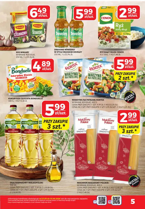 Top Market - gazetka promocyjna Gazetka od czwartku 21.05 do poniedziałku 01.06 - strona 5