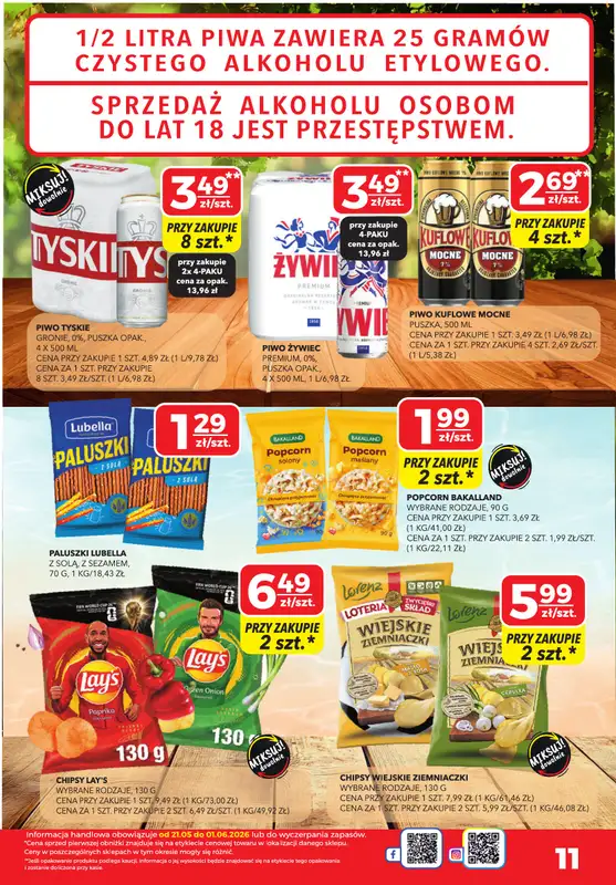 Top Market - gazetka promocyjna Gazetka od czwartku 21.05 do poniedziałku 01.06 - strona 11