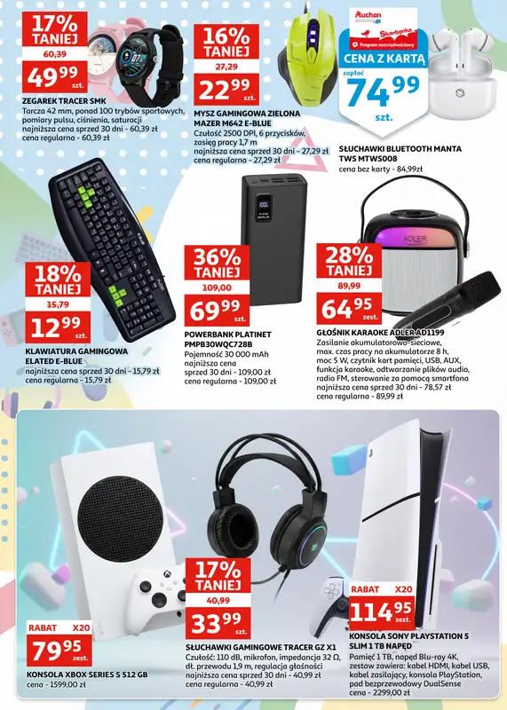 Auchan - gazetka promocyjna Gazetka Zielona Góra I Zabawa zaczyna się tutaj! od środy 20.05 do wtorku 02.06 - strona 10