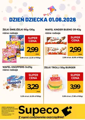 Supeco - gazetka promocyjna Dzień Dziecka od środy 20.05 do poniedziałku 01.06 - strona 2