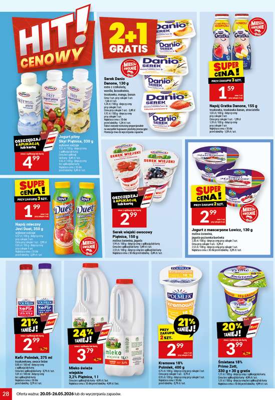Twój Market - gazetka promocyjna Gazetka od środy 20.05 do wtorku 26.05 - strona 28