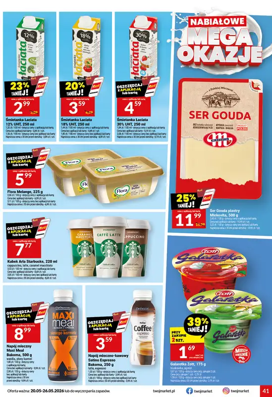Twój Market - gazetka promocyjna Gazetka od środy 20.05 do wtorku 26.05 - strona 41
