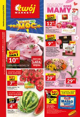 Twój Market - gazetka promocyjna Gazetka od środy 20.05 do wtorku 26.05