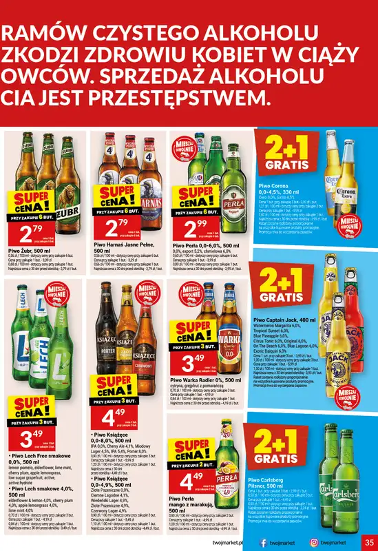 Twój Market - gazetka promocyjna Gazetka od środy 20.05 do wtorku 26.05 - strona 35
