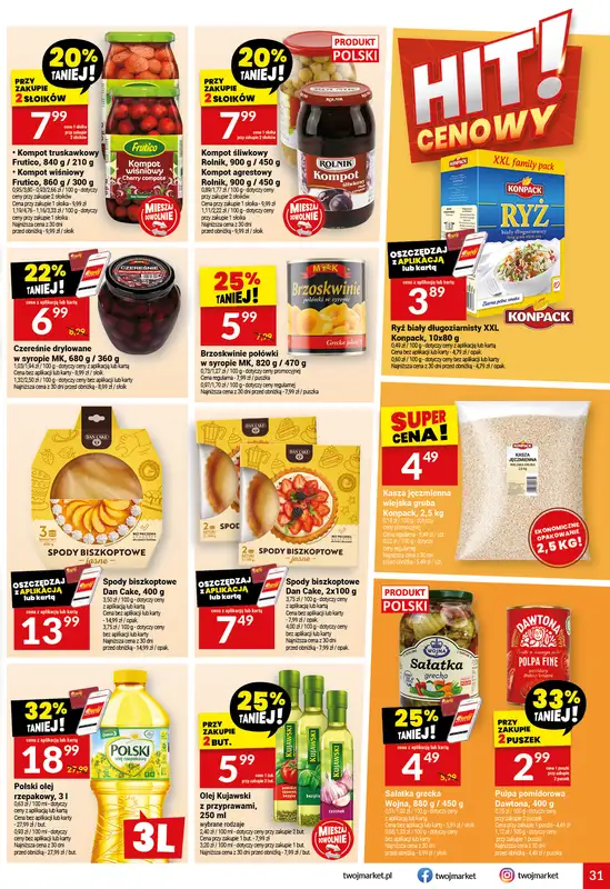 Twój Market - gazetka promocyjna Gazetka od środy 20.05 do wtorku 26.05 - strona 31