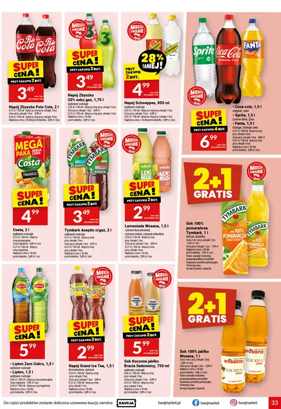 Twój Market - gazetka promocyjna Gazetka od środy 20.05 do wtorku 26.05 - strona 33
