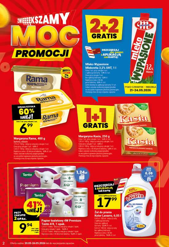 Twój Market - gazetka promocyjna Gazetka od środy 20.05 do wtorku 26.05 - strona 2