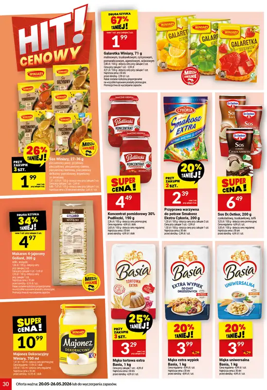 Twój Market - gazetka promocyjna Gazetka od środy 20.05 do wtorku 26.05 - strona 30