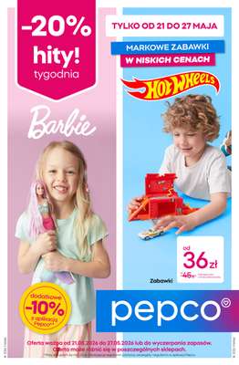 Pepco - gazetka promocyjna Gazetka od czwartku 21.05 do środy 27.05