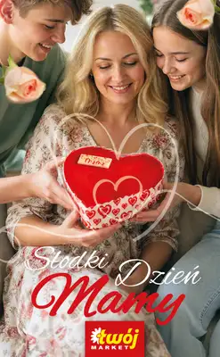 Twój Market - gazetka promocyjna Katalog słodkości na Dzień Mamy od soboty 23.05 do wtorku 26.05