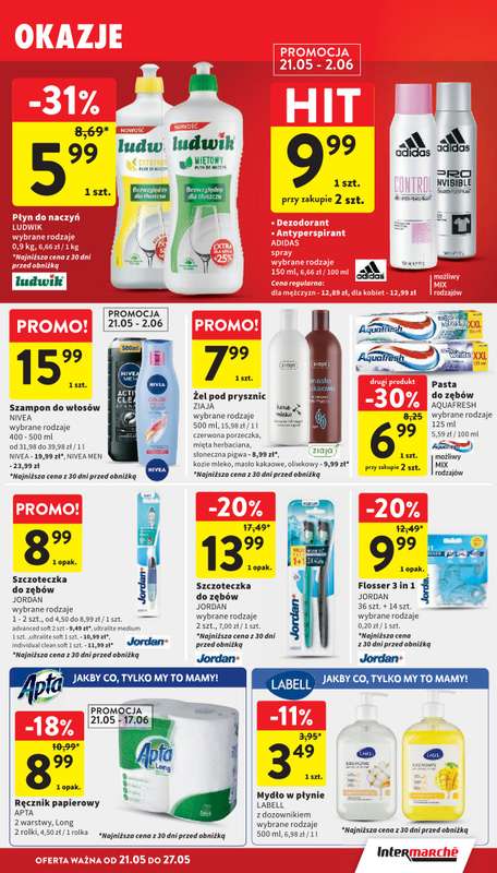 Intermarche - gazetka promocyjna Gazetka od czwartku 21.05 do środy 27.05 - strona 39