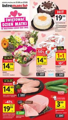 Intermarche - gazetka promocyjna Gazetka od czwartku 21.05 do środy 27.05