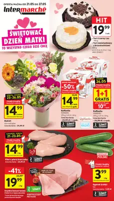 Intermarche - gazetka promocyjna Gazetka od czwartku 21.05 do środy 27.05