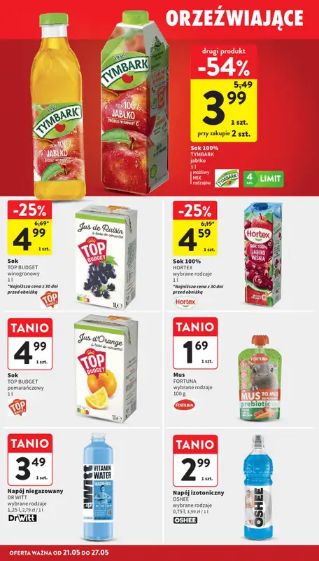 Intermarche - gazetka promocyjna Gazetka od czwartku 21.05 do środy 27.05 - strona 32