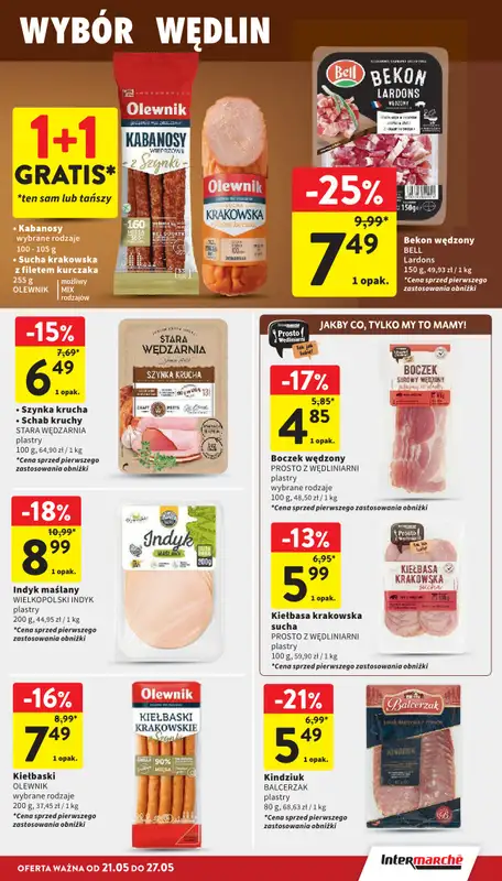 Intermarche - gazetka promocyjna Gazetka od czwartku 21.05 do środy 27.05 - strona 19