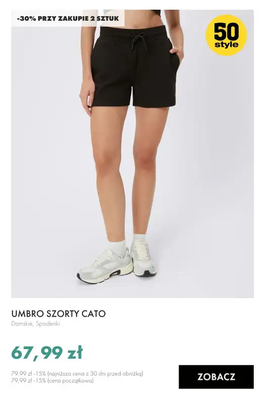 50 style - gazetka promocyjna Koszulki polo i szorty: -30% przy zakupie 2 szt. od wtorku 19.05  - strona 9
