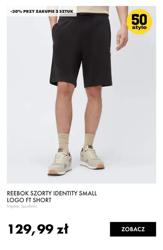 50 style - gazetka promocyjna Koszulki polo i szorty: -30% przy zakupie 2 szt. od wtorku 19.05  - strona 5