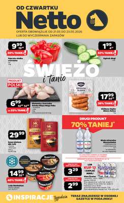 Netto - gazetka promocyjna Gazetka Spożywcza od czwartku 21.05 do soboty 23.05