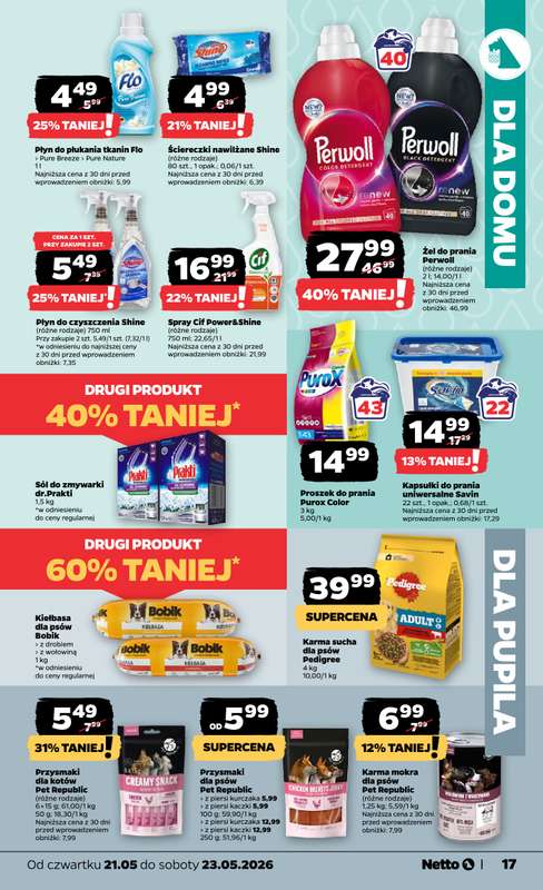 Netto - gazetka promocyjna Gazetka Spożywcza od czwartku 21.05 do soboty 23.05 - strona 17