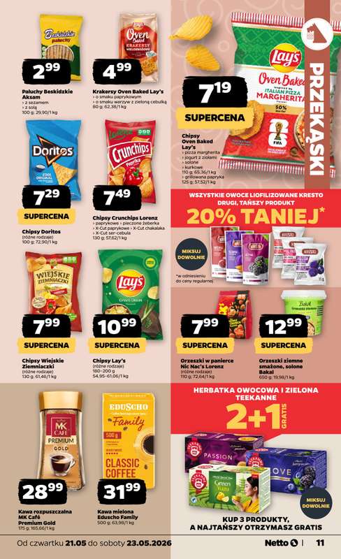 Netto - gazetka promocyjna Gazetka Spożywcza od czwartku 21.05 do soboty 23.05 - strona 11