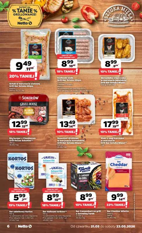 Netto - gazetka promocyjna Gazetka Spożywcza od czwartku 21.05 do soboty 23.05 - strona 6