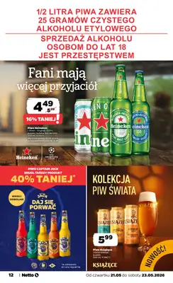 Netto - gazetka promocyjna Gazetka Spożywcza od czwartku 21.05 do soboty 23.05 - strona 12