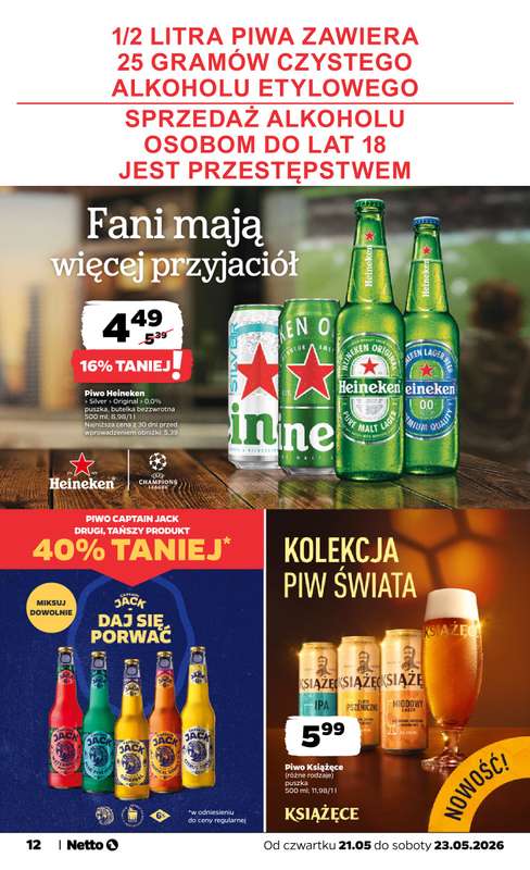 Netto - gazetka promocyjna Gazetka Spożywcza od czwartku 21.05 do soboty 23.05 - strona 12
