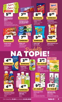 Netto - gazetka promocyjna Gazetka Spożywcza od czwartku 21.05 do soboty 23.05 - strona 3