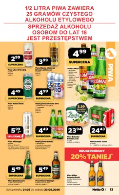 Netto - gazetka promocyjna Gazetka Spożywcza od czwartku 21.05 do soboty 23.05 - strona 13