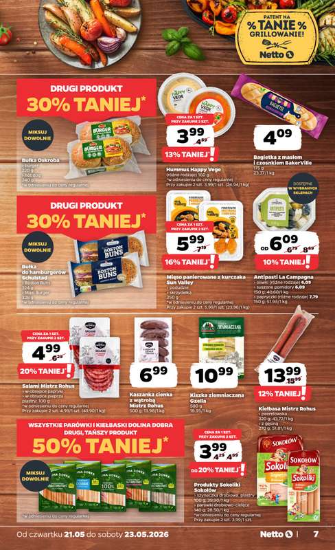 Netto - gazetka promocyjna Gazetka Spożywcza od czwartku 21.05 do soboty 23.05 - strona 7
