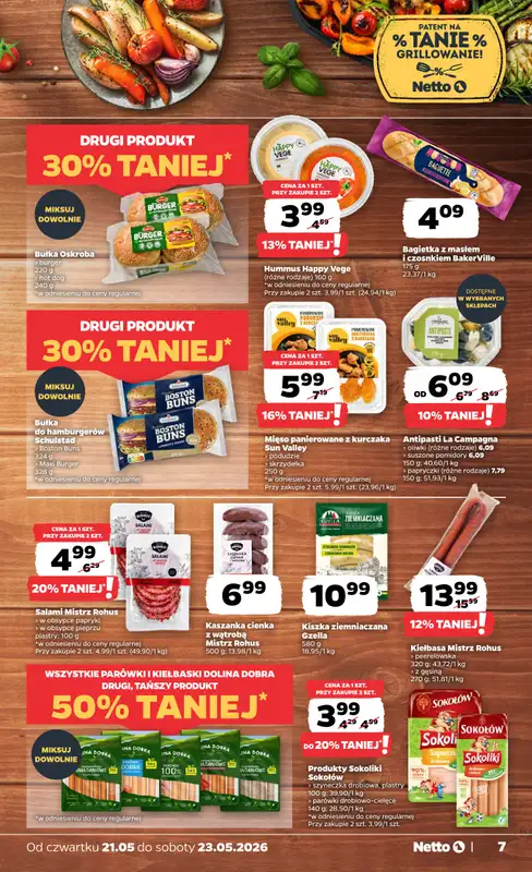 Netto - gazetka promocyjna Gazetka Spożywcza od czwartku 21.05 do soboty 23.05 - strona 7