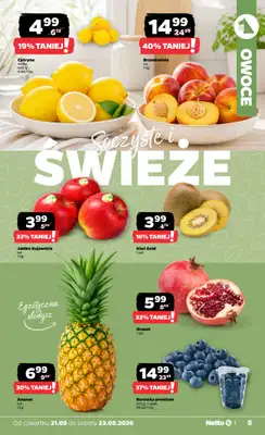 Netto - gazetka promocyjna Gazetka Spożywcza od czwartku 21.05 do soboty 23.05 - strona 5