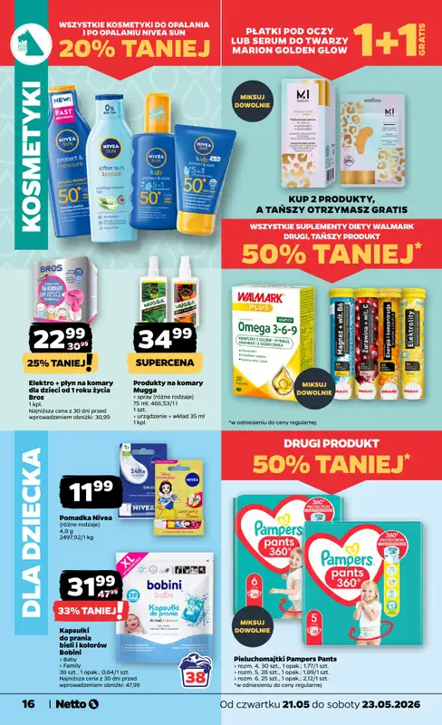 Netto - gazetka promocyjna Gazetka Spożywcza od czwartku 21.05 do soboty 23.05 - strona 16